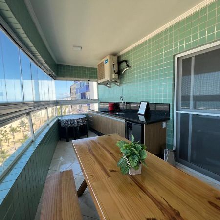 Apartamento Guilhermina de frente para o mar Praia Grande (Santos) Exterior foto