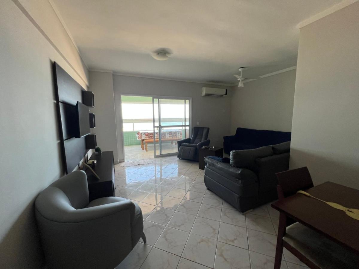 Apartamento Guilhermina de frente para o mar Praia Grande (Santos) Exterior foto