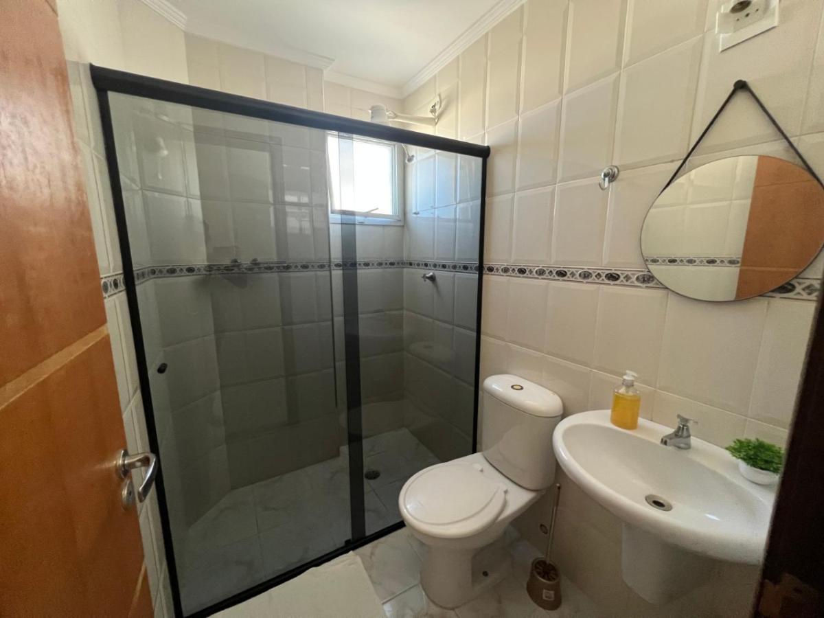 Apartamento Guilhermina de frente para o mar Praia Grande (Santos) Exterior foto