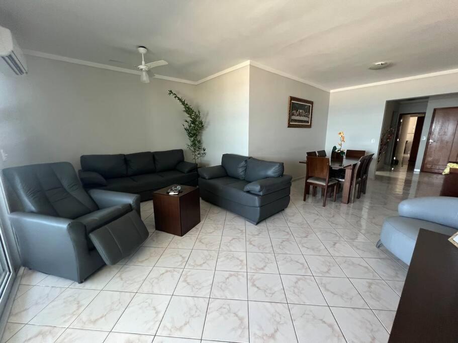 Apartamento Guilhermina de frente para o mar Praia Grande (Santos) Exterior foto